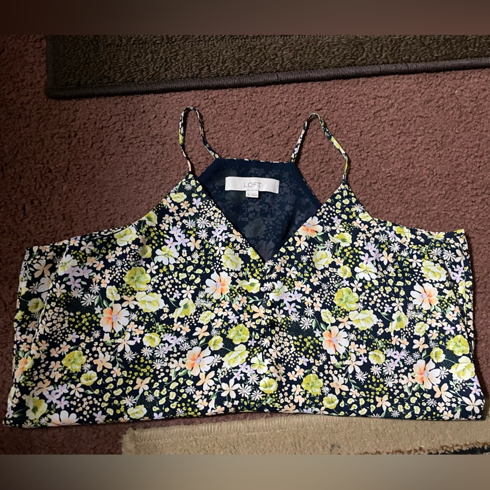 Loft Floral Tank Top
